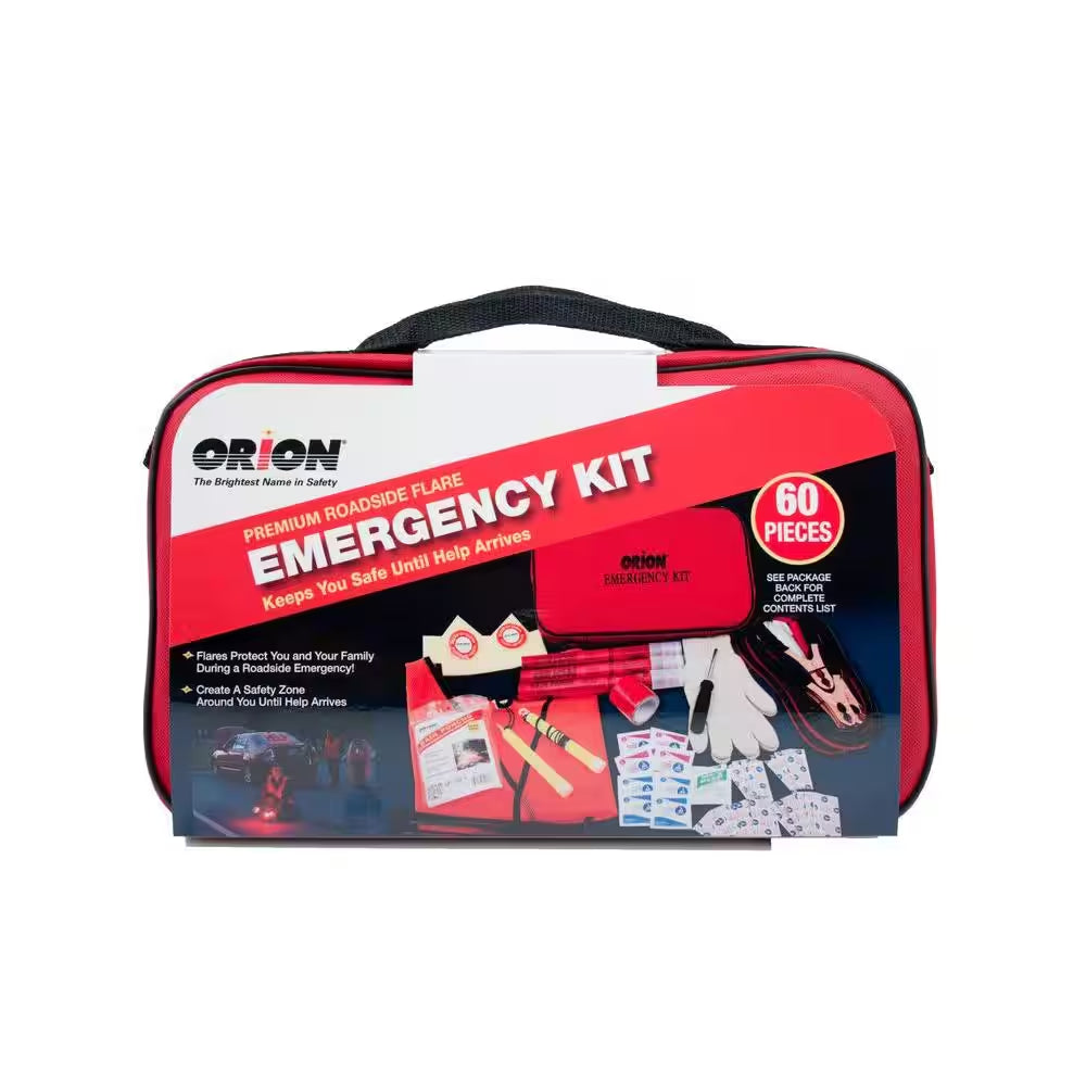 Premium Flare Emergency Kit (60-Piece)