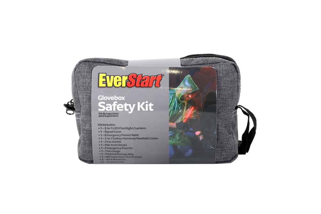 Compact Safety Kit with Escape Hammer & Emergency Signal Light. 3 in X 5 in X 8 in Length