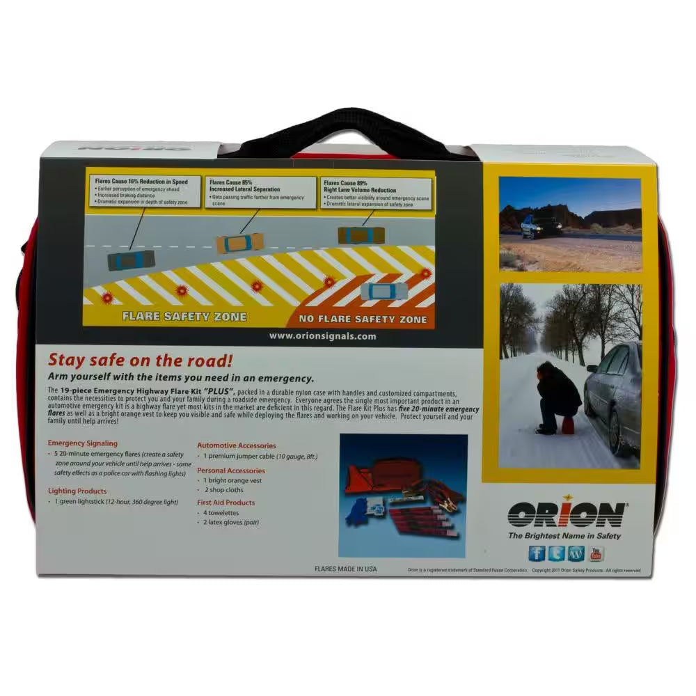 Premium Flare Emergency Kit (60-Piece)
