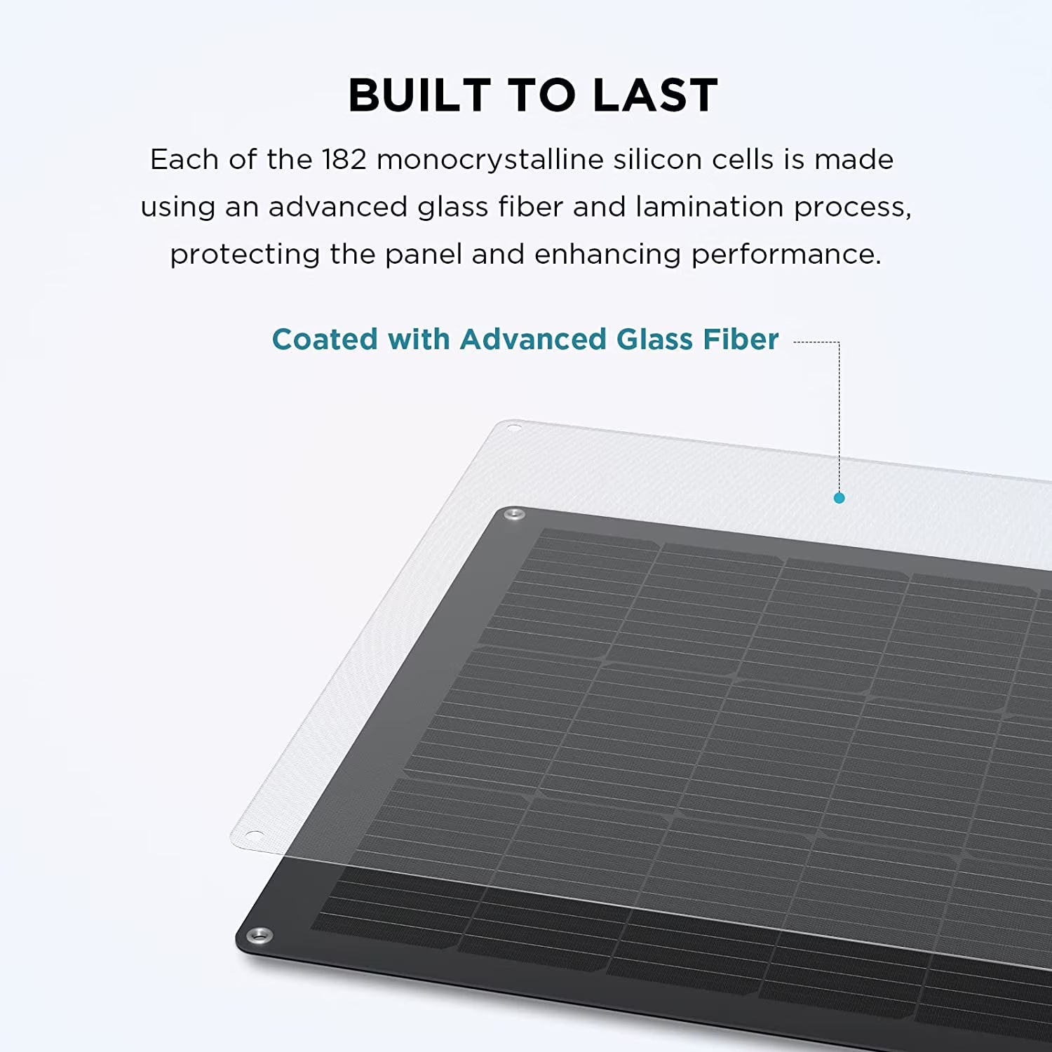 Ecoflow 100W Flexible Solar Panel with High Efficiency Solar Modules, IP68 Waterproofing, Ideal for Off-Grid Solar Panel Kits, PV Charging, Power Kits & Ecosystem